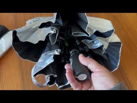 G4Free UPF 50+ UV Protection Large Travel Umbrella 46 Inch Auto Open Close Windproof