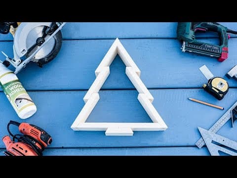 DIY Wooden Christmas Tree | Decoration