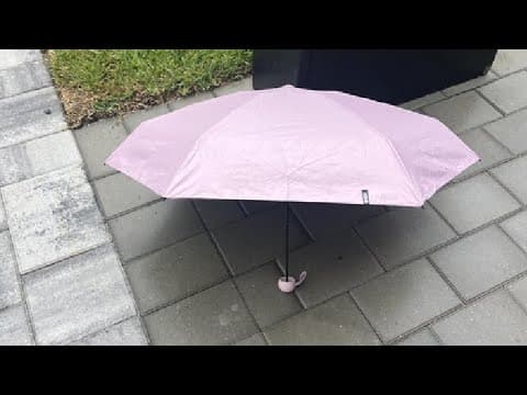BAODINI Travel Mini Umbrella for Purse With Case Small Compact UV Sun Protection Review