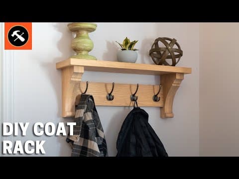 How to Build a DIY Coat Rack with a Shelf | Builder's Studio | Osborne Wood