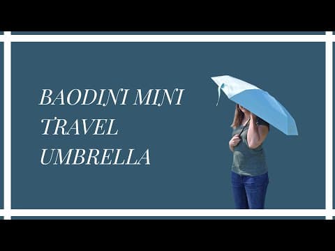 BAODINI Travel Mini Umbrella Review – Perfect Fit for Your Purse!