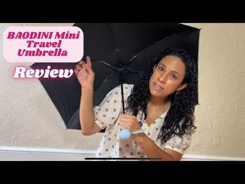 BAODINI Mini Travel Umbrella Review | Compact UV Protection Pocket Umbrella