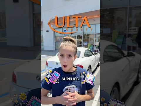 Only Products That Look Like School Supplies! #ulta #sephora #haul #shopping #shoppinghaul