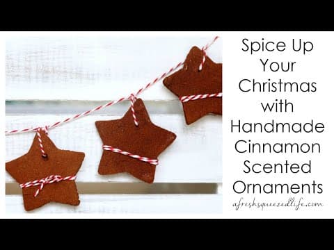 DIY Cinnamon Christmas Ornaments