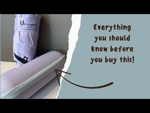 Compact UV Travel Umbrella That Fits in Your Bag – Tested!