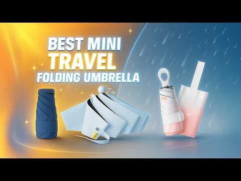 🌂 Top 5 Best Mini Travel Folding Umbrellas | Compact &amp; Windproof Picks for 2025!