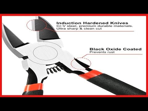 Great product -  BOENFU Wire Cutters for Crafts Flush Cut Pliers 6 Inch Wire Clippers Micro Side Cut