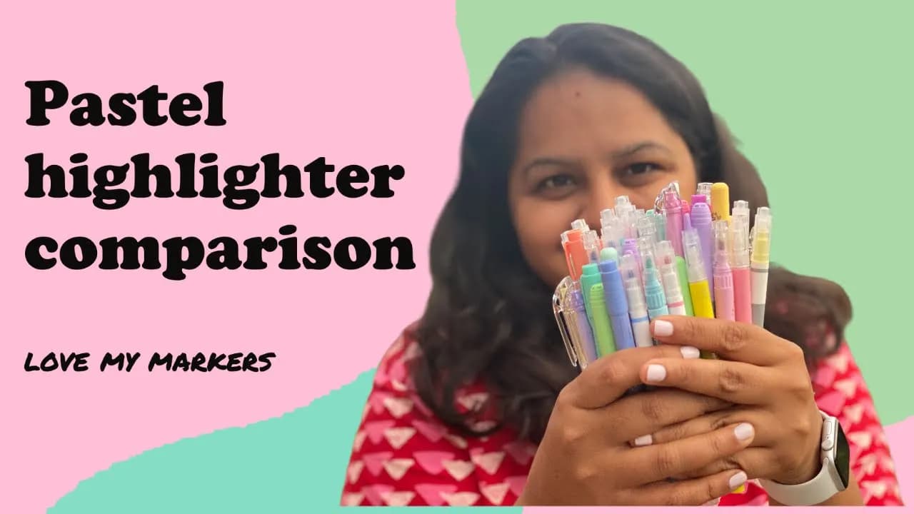 Pastel Highlighter Comparison