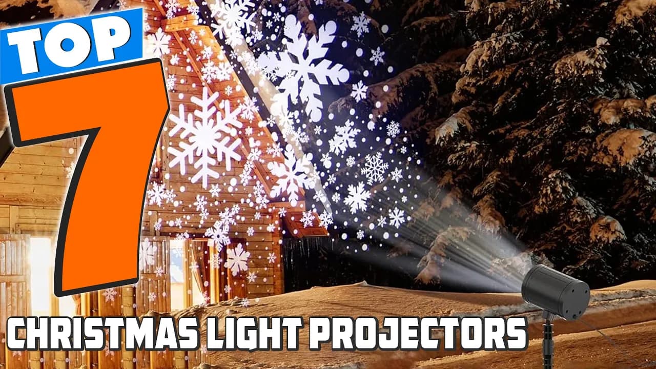 Shine Bright this Christmas with the 7 Best Light Projectors