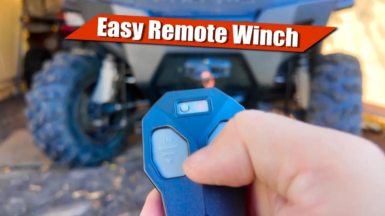 ATV/UTV 5 Minute Install Remote Winch Upgrade | Less than $35 | Polaris Ranger NorthStar