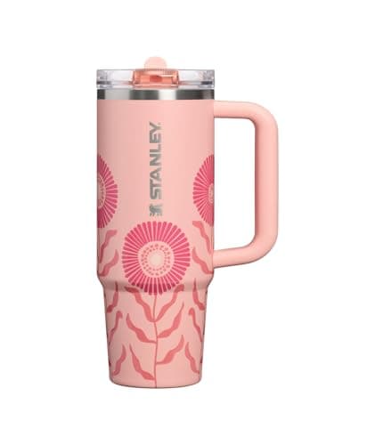 STANLEY Quencher ProTour Flipstraw Tumbler, 30 oz, Sorbet Garden | Built-In Straw & Handle | Cupholder Compatible for Travel | Leakproof Insulated Stainless Steel Cup | BPA-Free - image 1 of 8