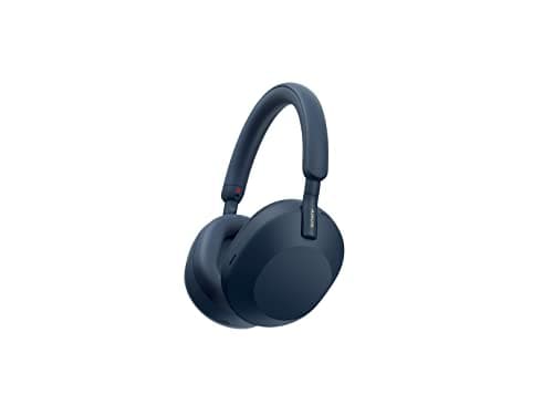 Sony WH-1000XM5 Noise Canceling Wireless Headphones - 30hr Battery Life - Over-Ear Style - Optimized for Alexa and Google Assistant - Built-in mic for Calls (Blue) -(Renewed)