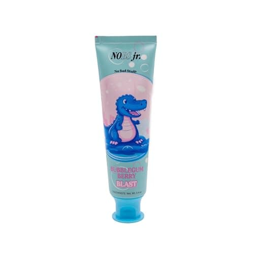 NOBS Jr. Kids Nano Hydroxyapatite Toothpaste – Fluoride Free, SLS-Free, Remineralizing - Dentist Formulated - Bubblegum Berry - image 1 of 5