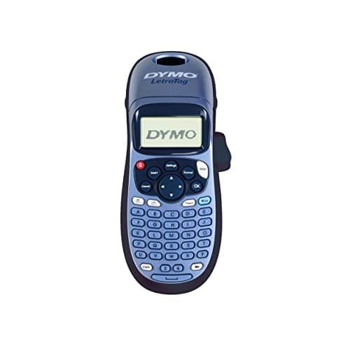 Dymo S0883990 LetraTag Handheld Label Maker, ABC Keyboard Label Printer with Easy-to-Use, 13 Character LCD Screen, for Home or Office, Blue, LT-100H, UK Version - image 1 of 1