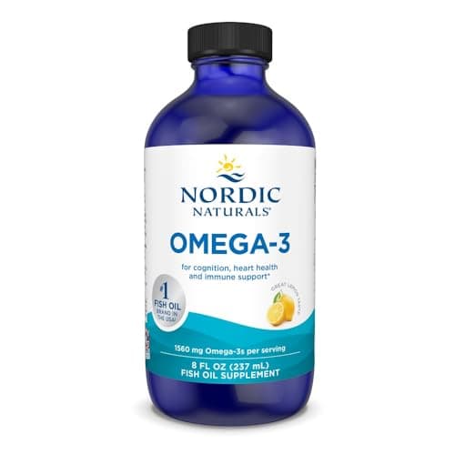 Nordic Naturals Omega-3, Lemon Flavor - 8 oz - 1560 mg Omega-3 - Fish Oil - EPA & DHA - Immune Support, Brain & Heart Health, Optimal Wellness - Non-GMO - 48 Servings - image 1 of 1