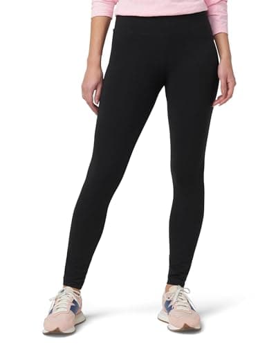 HUE womens Cotton Ultra With Wide Waistband, Assorted leggings pants, Black, Medium US - image 1 of 1