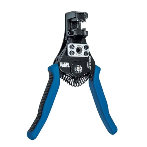 Klein Tools 11063W Wire Cutter/Stripper, Heavy Duty Automatic Tool for 8-20 AWG Solid and 10-22 AWG Stranded Electrical Wire - image 1 of 1