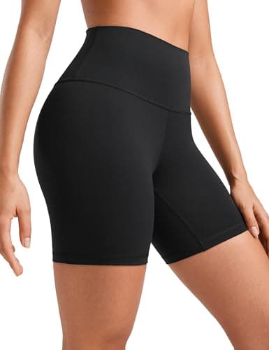 CRZ YOGA Butterluxe Biker Shorts 6" Black Small - image 1 of 5