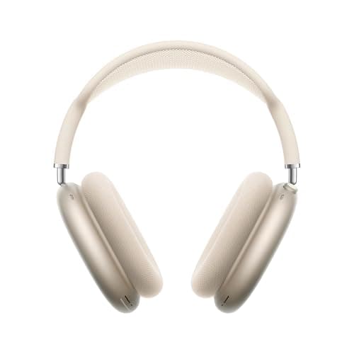 Apple AirPods Max Wireless Over-Ear Headphones, Pro-Level Active Noise Cancellation, Transparency Mode, Personalized Spatial Audio, USB-C Charging, Bluetooth Headphones for iPhone - Starlight - image 1 of 6