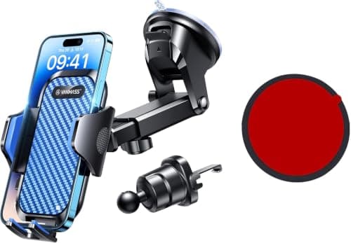 VANMASS Phone Holders for Your Car 2026 Ultimate Phone Mount Military-Grade Windshield Dashboard Vent & Dashboard Pad - image 1 of 1