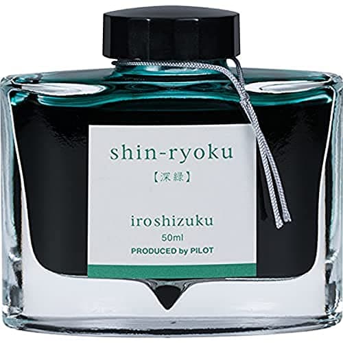 PILOT Iroshizuku Bottled Fountain Pen Ink, Shin-Ryoku, Forest Green (Dark Green) 50ml Bottle (69214) - image 1 of 1