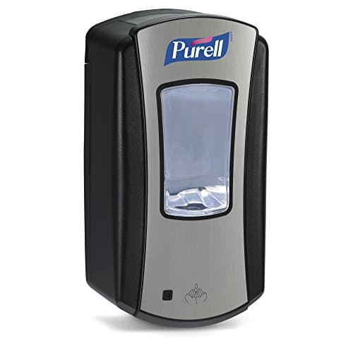 Purell LTX-12 Touch-Free Hand Sanitizer Dispenser, Chrome/Black, for 1200 mL Purell LTX-12 Hand Sanitizer Refills (Pack of 1 - Refills sold separately) - 1928-04 - image 1 of 1