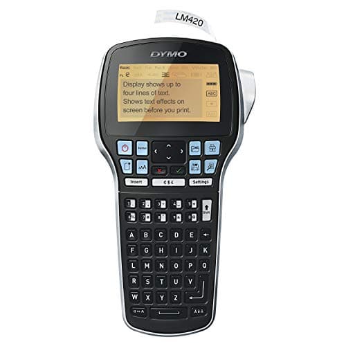 DYMO Label Maker with Adapter LabelManager 420P High-Performance Label Maker Rechargeable PC and Mac Connectivity Bright Backlit Display Easy-to-Use Portable For Home & Office Organization - image 1 of 1