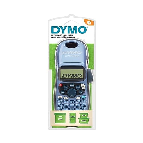 DYMO Label Maker LetraTag 100H Handheld Label Maker, Easy-to-Use, 13 Character LCD Screen, Great for Home & Office Organization, Monochrome Output - image 1 of 1