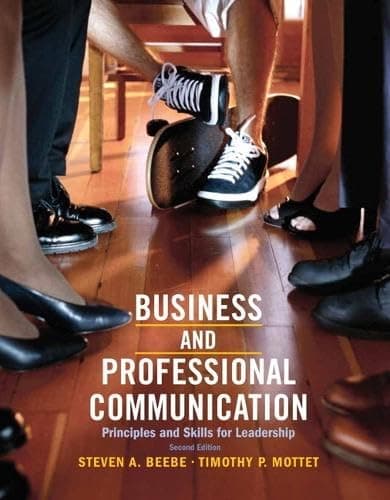 Business & Professional Communication: Principles and Skills for Leadership (2nd Edition) - image 1 of 1