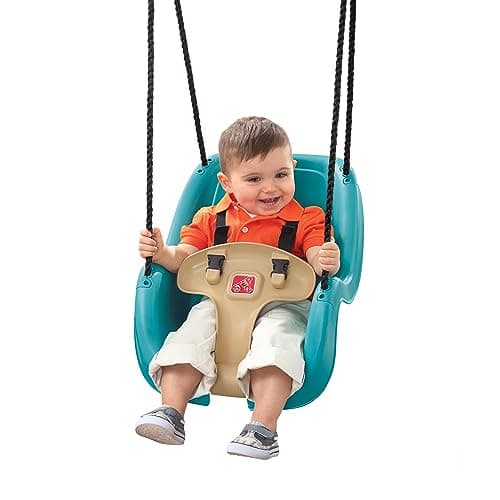 Step2 Infant to Toddler Swing, Baby Outdoor Swing, Backyard Bucket Style Swing Seat, Secure Harness, Outside Weather-Resistant Rope, Attach to Playset, For Toddlers 9 Months -3 Years Old - image 1 of 1