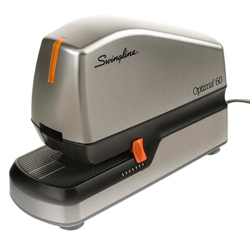Swingline Electric Stapler, 60 Sheet Capacity, Optima 60, Jam Free, Auto or Manual, Black and Silver (48210) - image 1 of 1