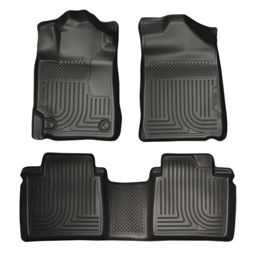 Husky Liners Weatherbeater Floor Mats | Fits 2007-2011 Toyota Camry | Front & 2nd Row, 3-pc Black - 98511 - image 1 of 1