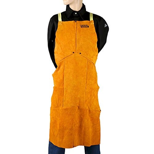 Lincoln Electric KH804 Brown One Size Flame-Resistant Leather Welding Apron - image 1 of 1