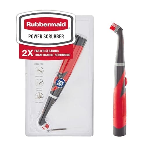Rubbermaid Reveal Power Scrubber with Multi-Purpose Head, Cordless Electric Battery Powered Scrub Brush, Water Resistant, for Home/Kitchen/Bathroom/Grout/Tile/Shower/Tub - image 1 of 1