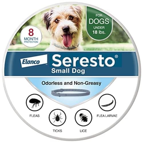 Seresto Small Dog Vet-Recommended Flea & Tick Treatment & Prevention Collar for Dogs Under 18 lbs. | 8 Months Protection - image 1 of 1