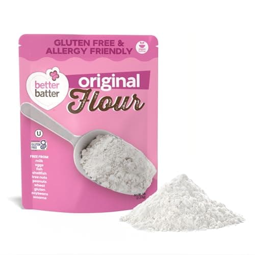 Better Batter Original Blend Multipurpose Gluten Free Flour 5lb – Certified GFCO, Vegan, Kosher, Non-GMO – Top 9 Allergen Free, Award Winning Cup-for-Cup Baking Alternative to Regular Wheat Flour - image 1 of 1