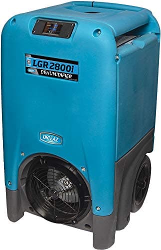 Dri-Eaz F410/110128 LGR 2800i Dehumidifier 130 Pint, w/Pump— High-Heat Operation Industrial Dehumidifier for Large Room, Up to 30 Gallon Water Removal/Day, Blue - image 1 of 1