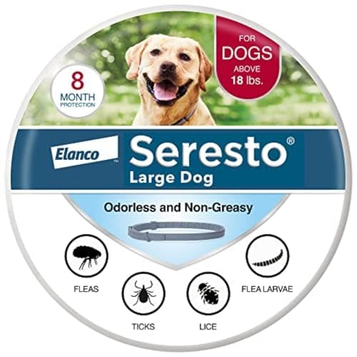 Seresto Flea & Tick Collar For Dogs Over 18 lbs., Treatment & Prevention, Vet-Recommend, 8 Month Protection - image 1 of 1