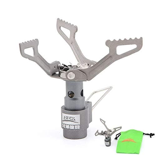BRS Outdoor BRS-3000T Ultra-Light Titanium Alloy Miniature Portable Picnic Camping Gas Cooking Stove Portable Ultralight Burner 25gram - image 1 of 1