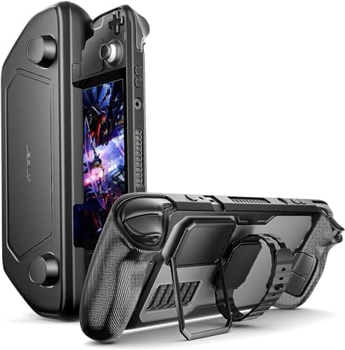 JSAUX PC0104 ModCase Compatible with Steam Deck, Steam Deck Case Comprehensive Protection Include Detachable Front Shell, Body Protective Shell, Metal Bracket and Strap - Basic Set - image 1 of 1