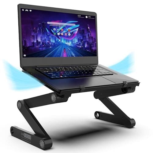 WorkEZ Adjustable Laptop Stand for Desk, Adjustable Height Laptop Stand, Ergonomic Foldable Portable PC Holder, Computer Riser, Home Office Supplies - image 1 of 1