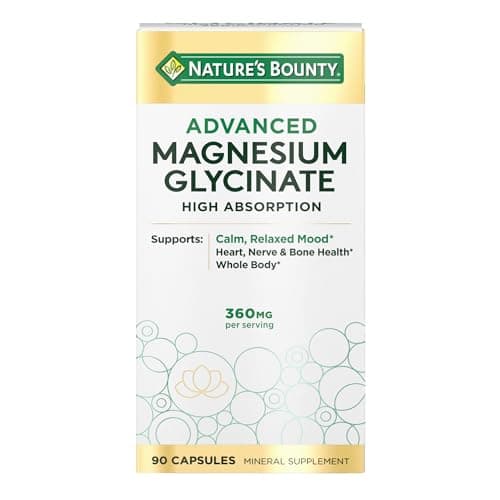 Nature's Bounty Calm Magnesium Glycinate Supplement, 90 Capsules - image 1 of 7