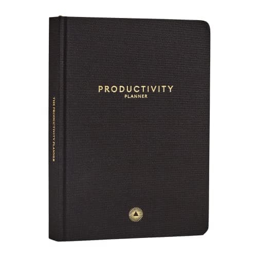 Intelligent Change 3-Month Productivity Planner 2025, Productivity Tools for Time Management & Mindfulness, Daily Planner To Do List, A5 Undated Quarterly Planner (Black) - image 1 of 1