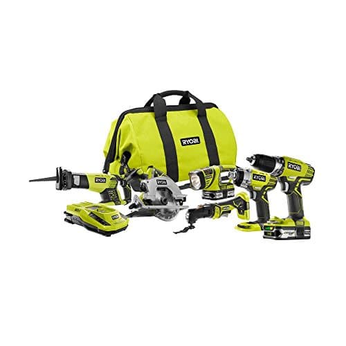 RYOBI P884 18-Volt ONE+ Lithium-Ion Combo Kit (6-Tools) - image 1 of 1