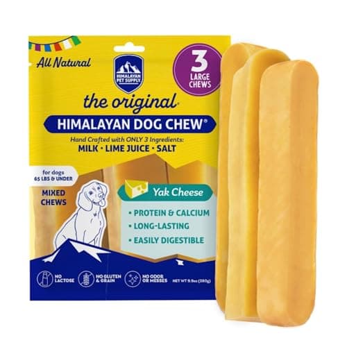 Himalayan Dog Chew Original Yak Cheese Dog Chews, The Better-For-You Chew, 100% Natural, Long Lasting, Healthy Safe Dog Treats, Lactose & Grain Free, Protein Rich, For Dogs 65 Lbs & Smaller, 3-Count - image 1 of 1