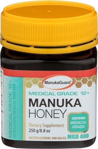 ManukaGuard® Medical Grade Manuka Honey MGO 400+ | 100% Authentic New Zealand Manuka Honey | Healing Honey for Immunity Boost | 8.8 oz - image 1 of 1