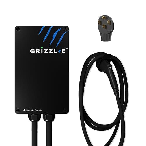 Grizzl-E Classic, Level 2 240V / 40A Electric Vehicle (EV) Charger, UL Certified, Metal Case Enclosure, Indoor/Outdoor Electric Car Fast Wall Charging Station, NEMA 14-50 Plug, Classic Black - image 1 of 1