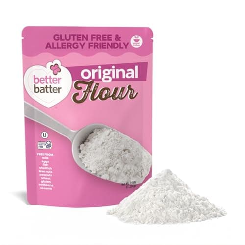Better Batter Original Blend Multipurpose Gluten Free Flour 2.5lb – Certified GFCO, Vegan, Kosher, Non-GMO – Top 9 Allergen Free, Award Winning Cup-for-Cup Baking Alternative to Regular Wheat Flour - image 1 of 1