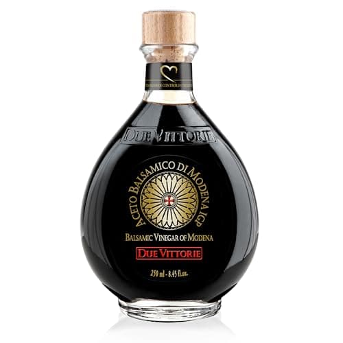 Due Vittorie Oro Gold, Barrel Aged Balsamic Vinegar of Modena IGP With Cork Pourer, All-Natural, Extra Dense Premium Vinegar Aceto Balsamico di Modena IGP Italy - 8.45fl oz / 250ml - image 1 of 1