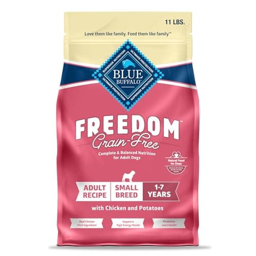 Blue Buffalo Freedom Grain-Free Small Breed Dry Dog Food, Supports High Energy Needs, Made in The USA with Natural Ingredients, Chicken & Potatoes, 11-lb Bag - image 1 of 1